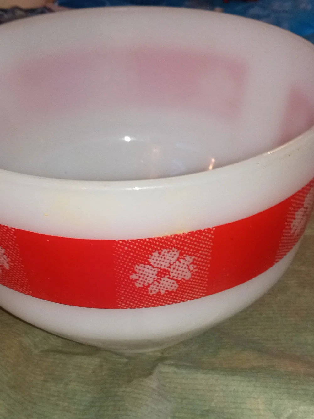 vintage Federal Glass mixing bowl